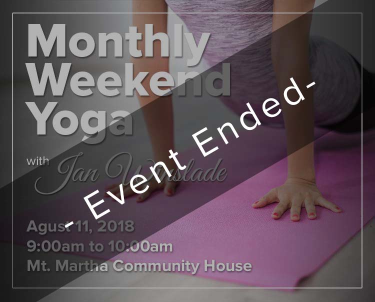 Monthly Weekend Yoga with Jan Winslade